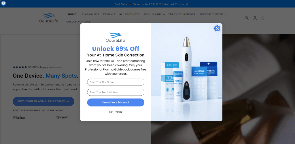 Ocura Life Plasma Kit